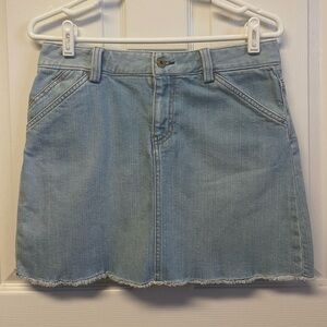 GAP Light Blue Denim Mini Skirt